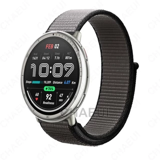 อุปกรณ์เสริมวงสร้อยข้อมือสายไนลอนทดแทนสําหรับ Amazfit Active 2 / Active Max / Active 3 Premium