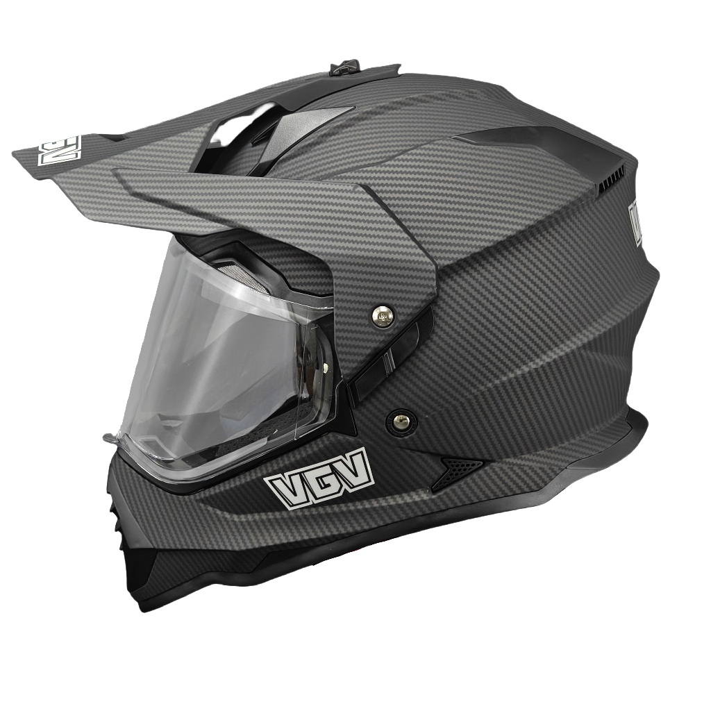 หมวกกันน็อคออฟโรดเต็มหน้า หมวกกันน็อกรถจักรยานยนต์ 2 ชั้น DOT ECE ซับในซักได้ ปลั๊กบลูทูธ ABS