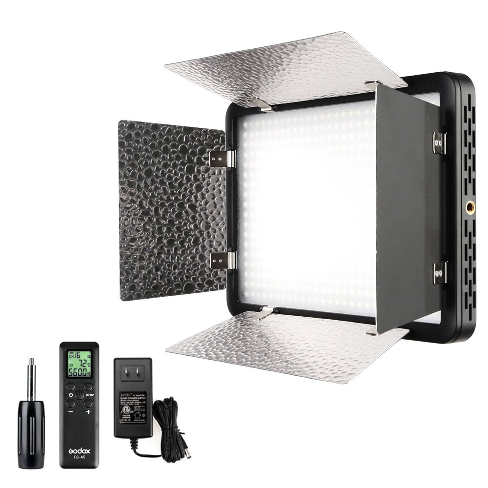 Godox LED500LRC 3300-5600K 500W ไฟวิดีโอ LED รุ่นตัวแปร, ชุดไฟต่อเนื่องสําหรับสตูดิโอถ่ายภาพและวิดีโ