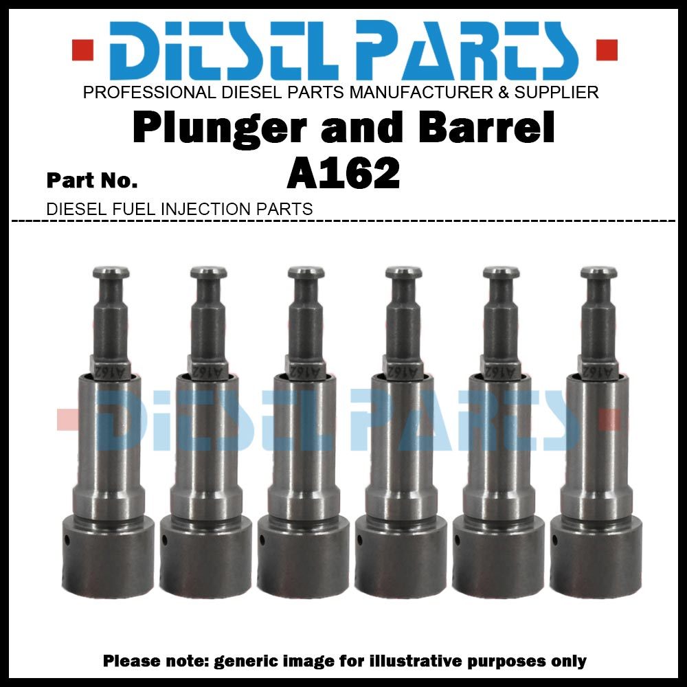 ลูกสูบ A162 Plunger และชุดประกอบถัง 6 ชิ้น 131152-3520 9443610259 สําหรับ ISUZU 6BG1 6HE1