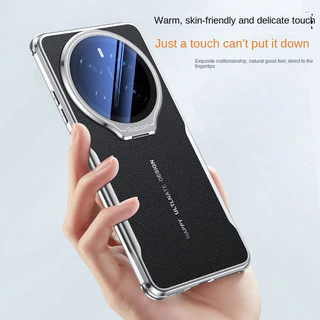 สําหรับ Honor Magic 8 Pro กระจกหนังพรีเมี่ยมผู้ถือเลนส์เคสโทรศัพท์สําหรับ Honor Magic 7 Pro ธุรกิจ Breathable สี่มุม Anti-drop Ultra Thin Kickstand ฝาหลัง