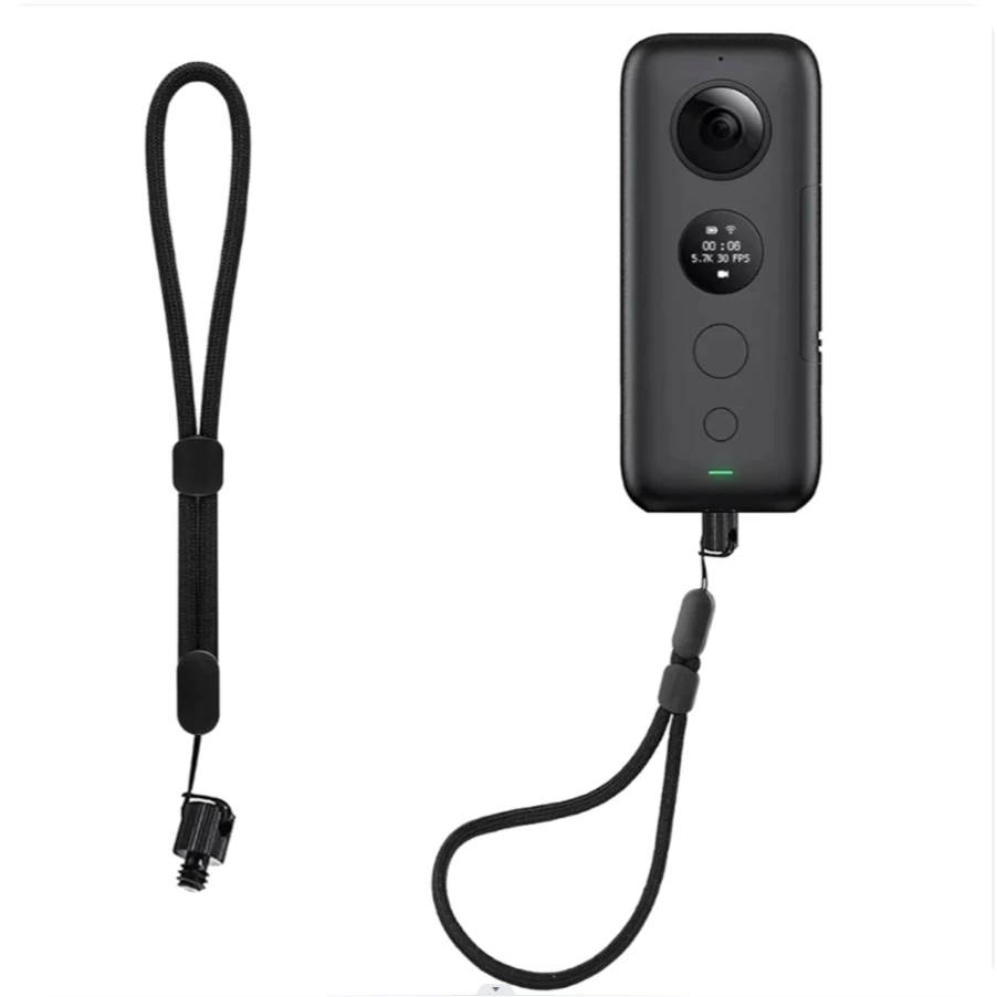 กระเป๋า 4 สายรัดข้อมือแบบพกพาเชือกมือสําหรับ Insta360 One X5/X4/X3/X2 DJI Osmo 360 Pocket 3 2 Action Anti-Lost 1/4 สกรูเชื่อมต่อ Lanyard