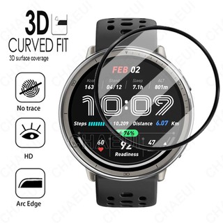 ฟิล์มกันรอยหน้าจอแบบเต็มหน้าจอสําหรับ Amazfit Active 2 / Active Max / Active 3 Premium