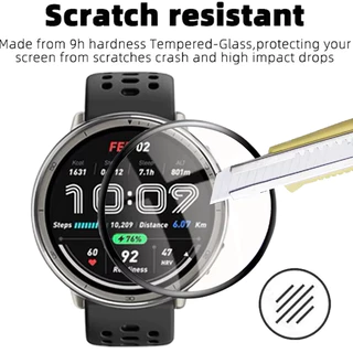 ฟิล์มกันรอยหน้าจอแบบเต็มหน้าจอสําหรับ Amazfit Active 2 / Active Max / Active 3 Premium
