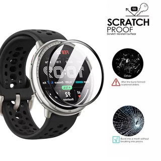 ฟิล์มกันรอยหน้าจอแบบเต็มหน้าจอสําหรับ Amazfit Active 2 / Active Max / Active 3 Premium