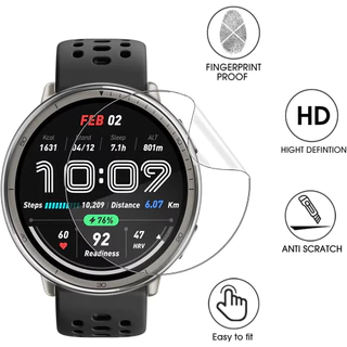 ฟิล์มกันรอยหน้าจอ Soft Film Clear Full Cover สําหรับ Amazfit Active 2 / Active Max / Active 3 Premium