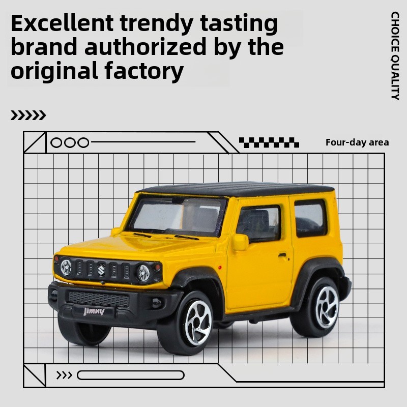 SUZUKI XRYTOY⭐1:64 -1:52 รุ่นSuzuki Jimny off-Road Jeep SUVฉากตกแต่งเด็กSuzuki MountainรถDiecastยานพาหนะJnyรถของเล่นDiecastรถ - รูปที่ 6