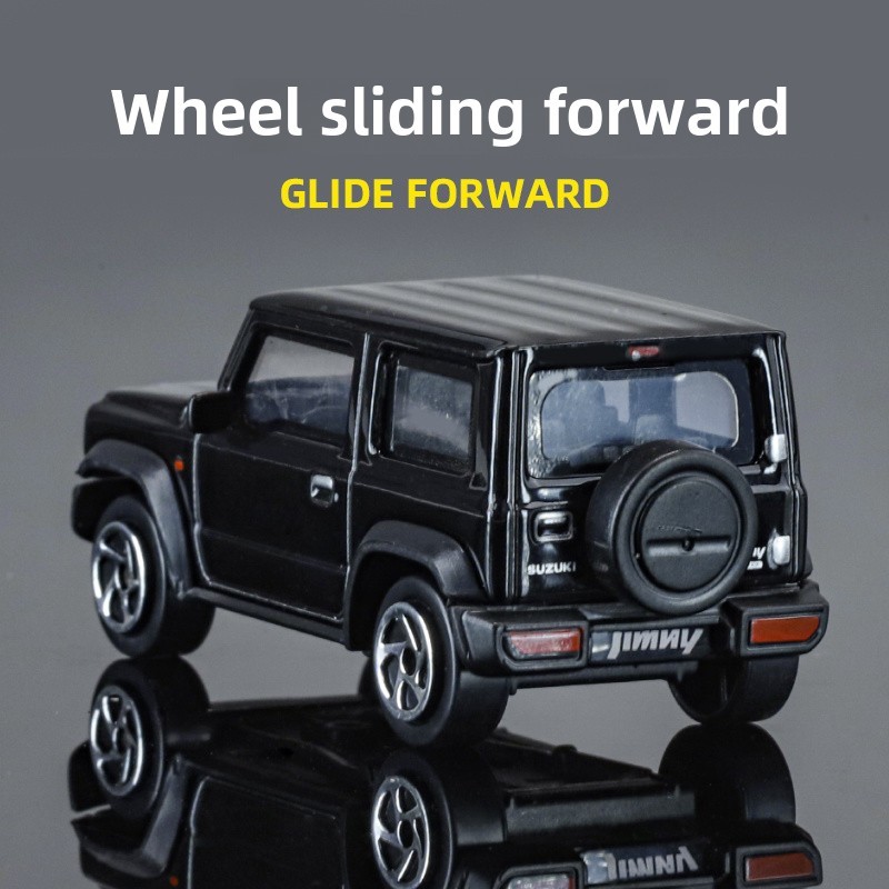 SUZUKI XRYTOY⭐1:64 -1:52 รุ่นSuzuki Jimny off-Road Jeep SUVฉากตกแต่งเด็กSuzuki MountainรถDiecastยานพาหนะJnyรถของเล่นDiecastรถ - รูปที่ 4