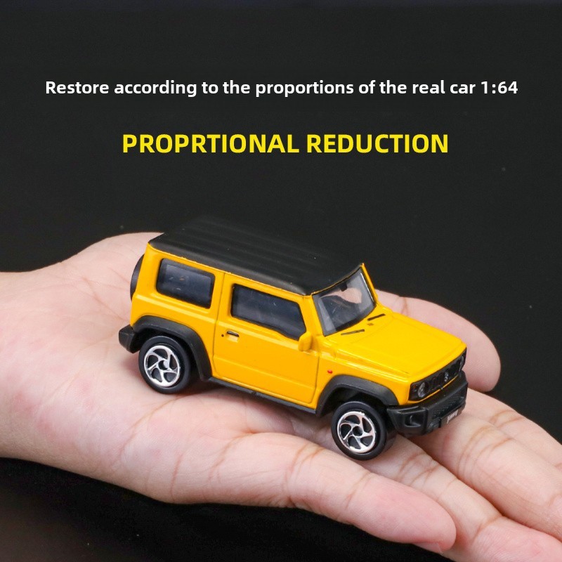 SUZUKI XRYTOY⭐1:64 -1:52 รุ่นSuzuki Jimny off-Road Jeep SUVฉากตกแต่งเด็กSuzuki MountainรถDiecastยานพาหนะJnyรถของเล่นDiecastรถ - รูปที่ 5