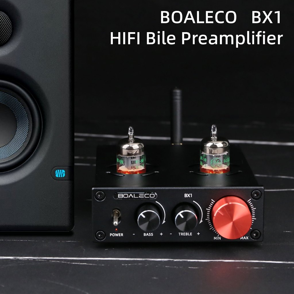 BOALECO BX1 Fever Preamp Tube GE5654W Lossless HIFI Galblader Preamplifier