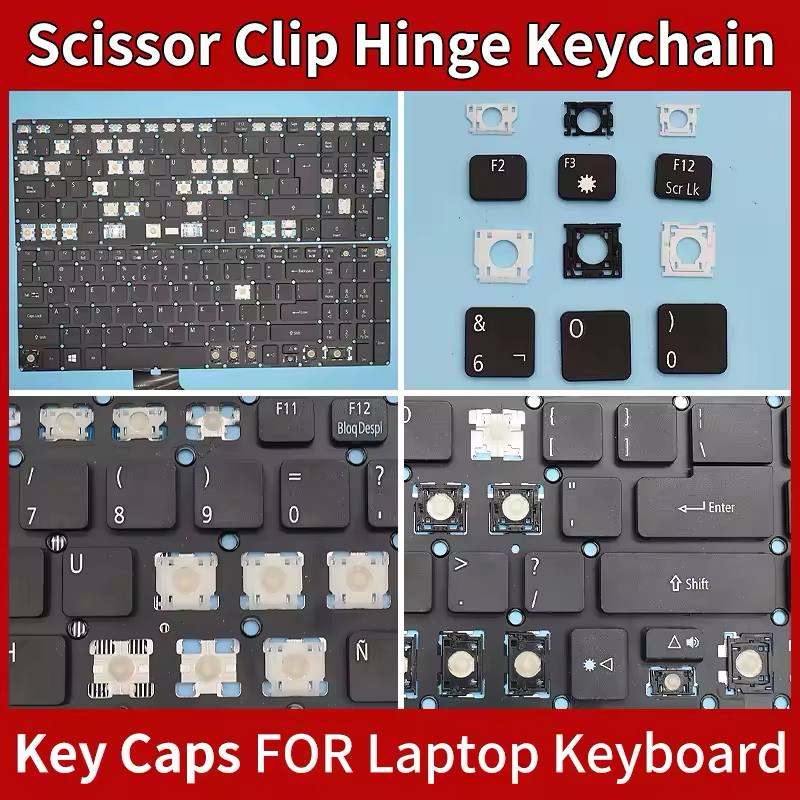เปลี่ยนKeycapบานพับสําหรับAcer Aspire 3 A315-21 A315-41 A315-41G A315-31 A315-51 A315-53 A315-53Gแป้