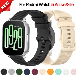 20/22 มม.ซิลิโคนสําหรับ Redmi นาฬิกา 5/3 Active & Lite สีทึบสําหรับ Xiaomi 5/S4 47 มม.สายนาฬิกา