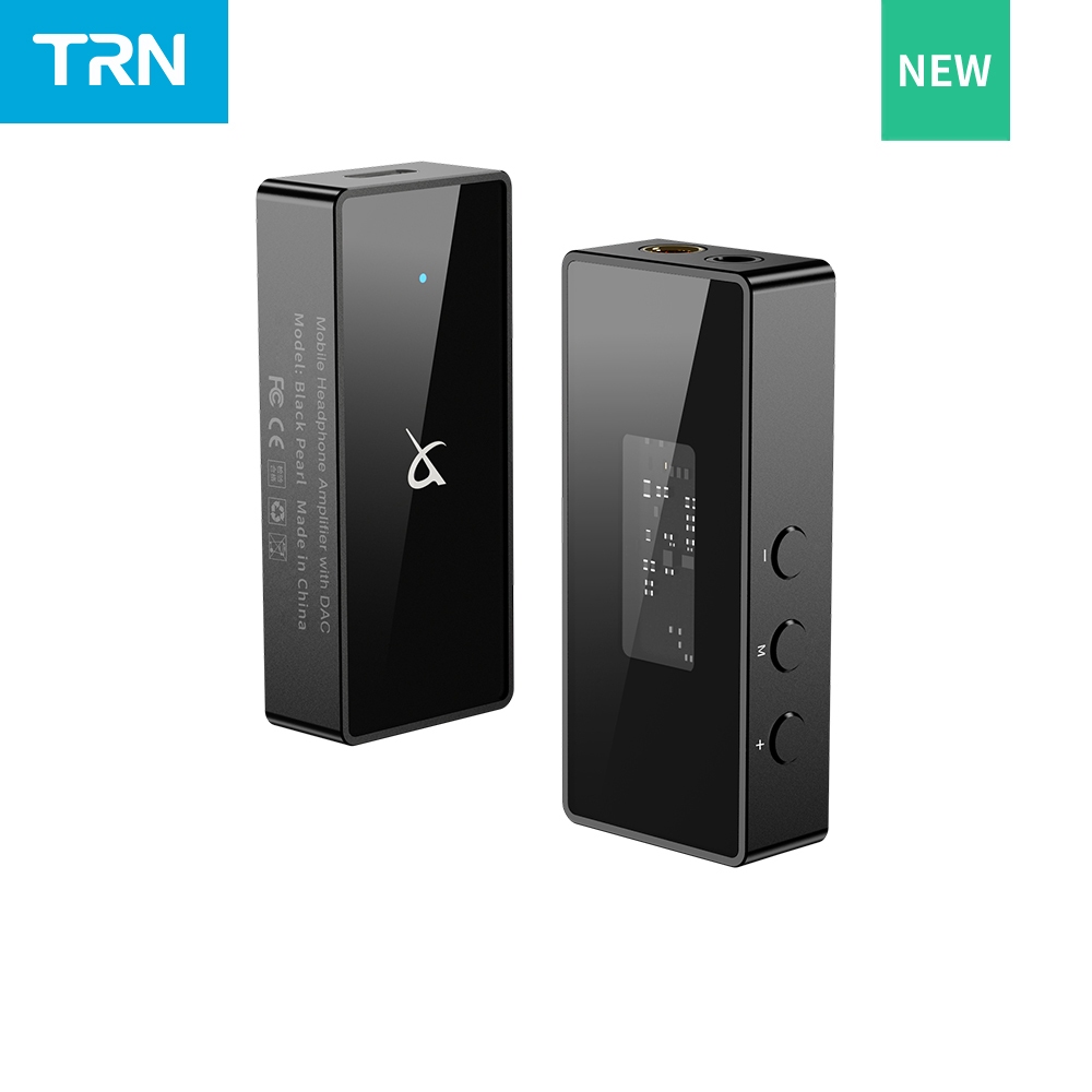Trn Black Pearl แบบพกพา Hi-Fi ถอดรหัสเสียงดิจิตอล 3.5 + 4.4 เอาต์พุต Dual CS43131 PCM 384kHz 32Bit DSD256 DAC เครื่องขยายเสียงหูฟัง