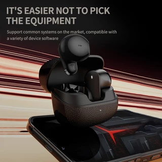 หูฟัง Lenovo EA150 หูฟังไร้สาย True Bluetooth 5.4 HD สเตอริโอ Latency ต่ําในหูด้ามสั้นน้ําหนักเบาอายุการใช้งานแบตเตอรี่ยาวนานพร้อมไมโครโฟน