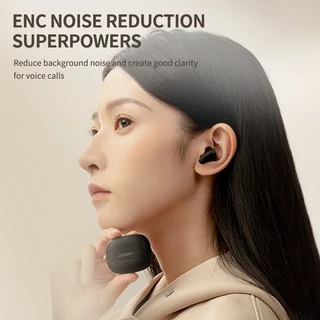 หูฟัง Lenovo EA150 หูฟังไร้สาย True Bluetooth 5.4 HD สเตอริโอ Latency ต่ําในหูด้ามสั้นน้ําหนักเบาอายุการใช้งานแบตเตอรี่ยาวนานพร้อมไมโครโฟน