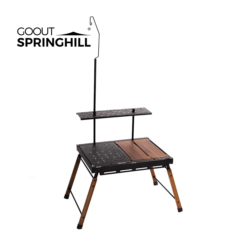 Springhill โต๊ะแคมป์ปิ้ง Phantom IGT แบบโมดูลาร์ น้ำหนักเบา-พับได้ อลูมิเนียมเกรดสูง ใช้ได้ทั้งกลางแจ้งและในบ้านโต๊ะพับได้