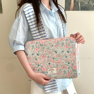 กระเป๋าแล็ปท็อป อิน การออกแบบดั้งเดิมย้อนยุคดอกไม้กันกระแทกแ…