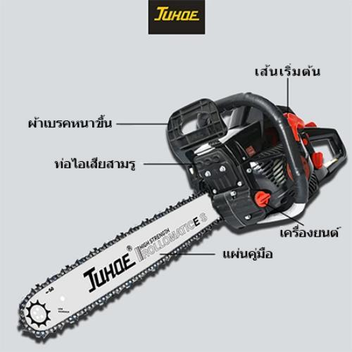 มืออาชีพ เลื่อยโซ่ เลื่อยโซ่ 20 นิ้ว เครื่องตัดไม้ 5800W แรงม้า คมมาก - รูปที่ 5