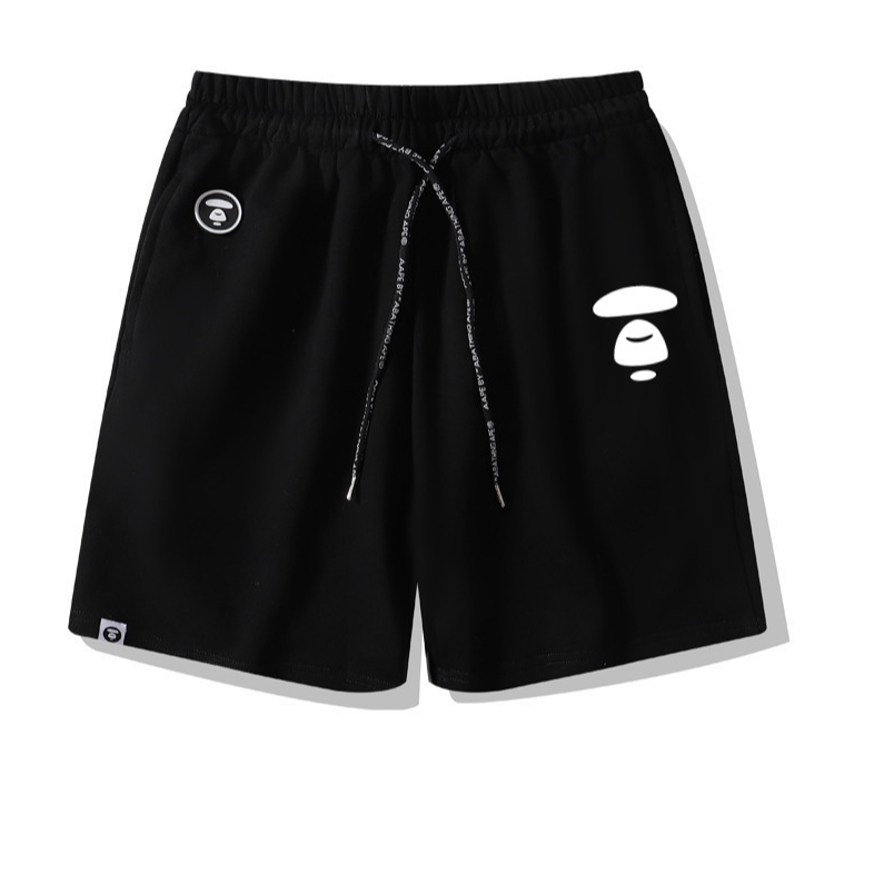 Aape กางเกงลําลอง unisex ผ้าฝ้ายแท้พิมพ์ลายแฟชั่น