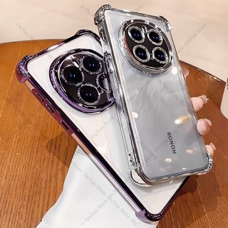 ชุบเคสใสสําหรับ Honor Magic 8 Pro 7 Pro 6 Pro 5 Pro 4 Pro 8 7 6 5 Lite ถุงลมนิรภัย Anti-fall โปร่งใสนุ่มเคสโทรศัพท์ฝาครอบ