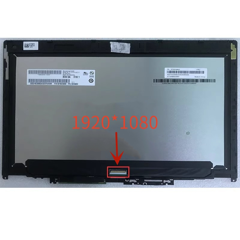 สําหรับ Lenovo ThinkPad โยคะ 260 B125HAN02.2 00NY900 12.5 นิ้ว FHD HD LCD Touch Screen Assembly AP1E