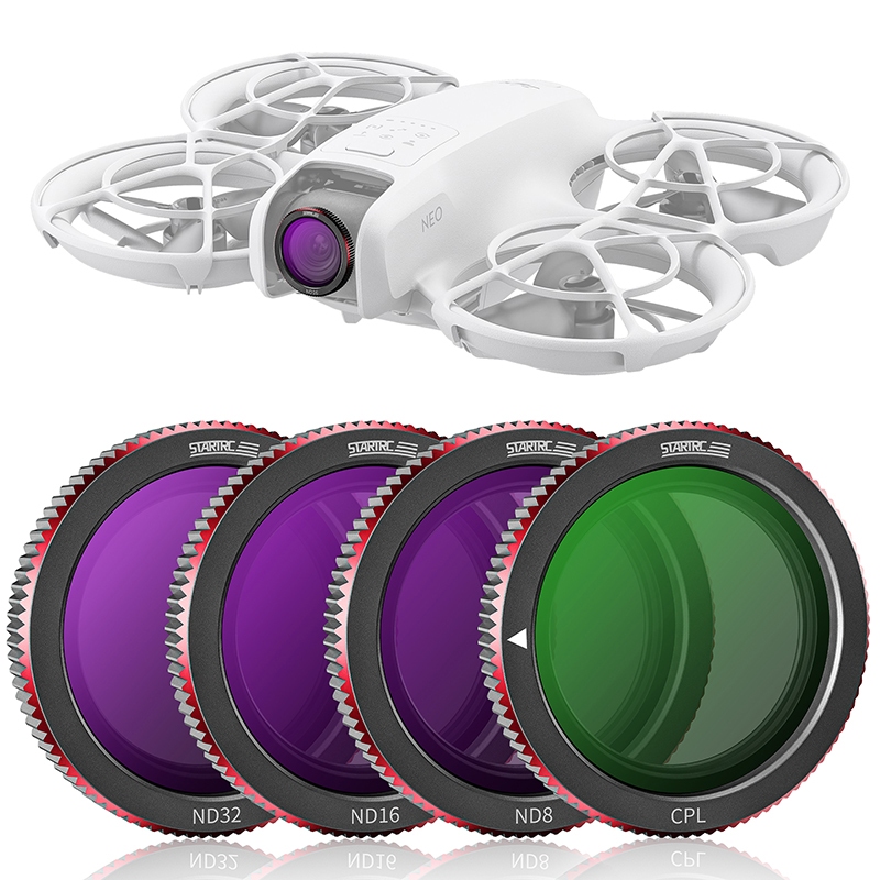 ตัวกรองเลนส์กล้องเที่ยวบินสําหรับ DJI NEO เลนส์ป้องกันรอยขีดข่วน/กันน้ํา/ชุดกรองทนน้ํามัน CPL/ND/UV ใช้งานร่วมกับ DJI NEO เลนส์กรองอุปกรณ์เสริม