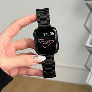 สายโลหะสําหรับ Redmi Watch 6 5 4 3 2 Lite Active สแตนเลส Xiaomi Mi Band 8 9 10 Pro สร้อยข้อมือเปลี่ยนสายรัดข้อมือกีฬา