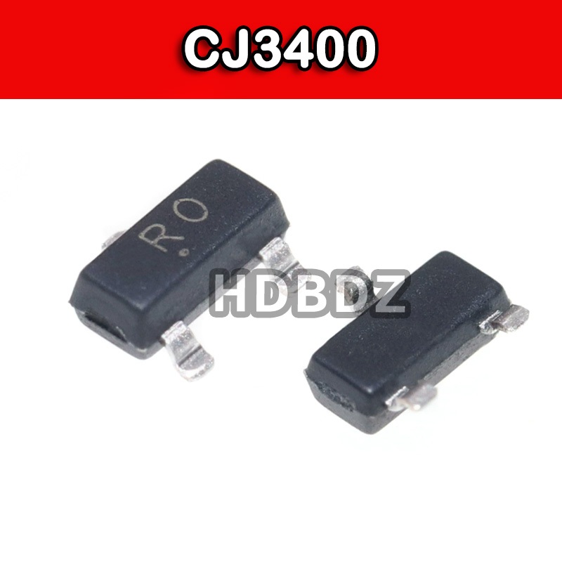 10~20PCS  CJ3400 SOT-23 R0 Nchannel 30V/5.8A MOSFET IC SMD