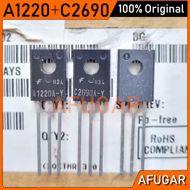 2SC2690 5 ชิ้น KSA1220AY 2SA1220 KSC2690AY A1220 C2690 ใหม่ pxb8