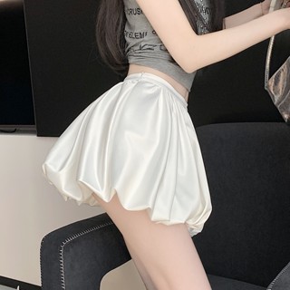 ฤดูร้อนอ่อนโยนหวานมันวาวมินิกระโปรงผู้หญิงเอวสูงกระโปรงพอง 2…