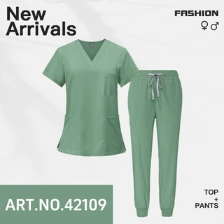 NIAAHINN ชุดสครับ ชุดพยาบาล (เสื้อ+กางเกง)