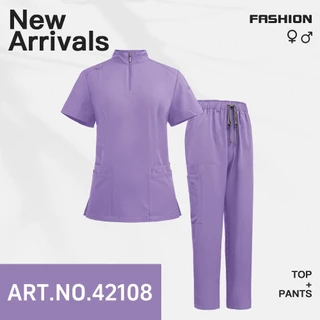 NIAAHINN ชุดสครับ ชุดพยาบาล (เสื้อ+กางเกง)