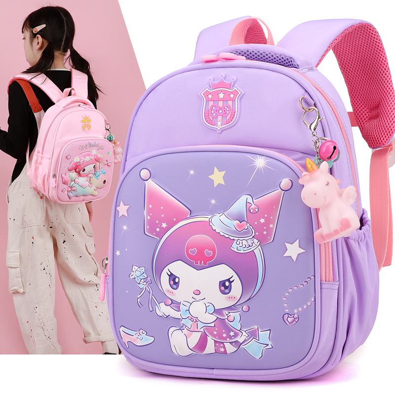 คุณภาพสูงเด็กกระเป๋าเป้สะพายหลังผู้หญิง kuromi กระเป๋าเป้สะพายหลัง melody กระเป๋านักเรียน forzen elsa bagpack ultraman beg school spiderman back pack นักบินอวกาศกระเป๋าแพ็คพร้อมเปลือกกันน้ํา