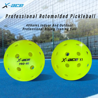 X-ace Pro 40 Pickleball Ball, Ultra 40 Pickleball Pickle Balls,Fast 48 Holes,Outdoors, One-piece Seamless Structure (Sold Per Pcs)