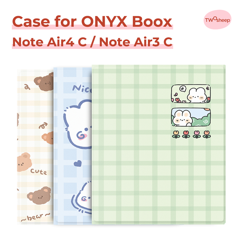 ฝาครอบ Twosheep สําหรับ ONYX Boox Note Air4c และ Boox Note Air3c เคส E-reader ขนาด 10.3 นิ้วพร้อมฟังก์ชั่นแม่เหล็กการนอนหลับอัจฉริยะ