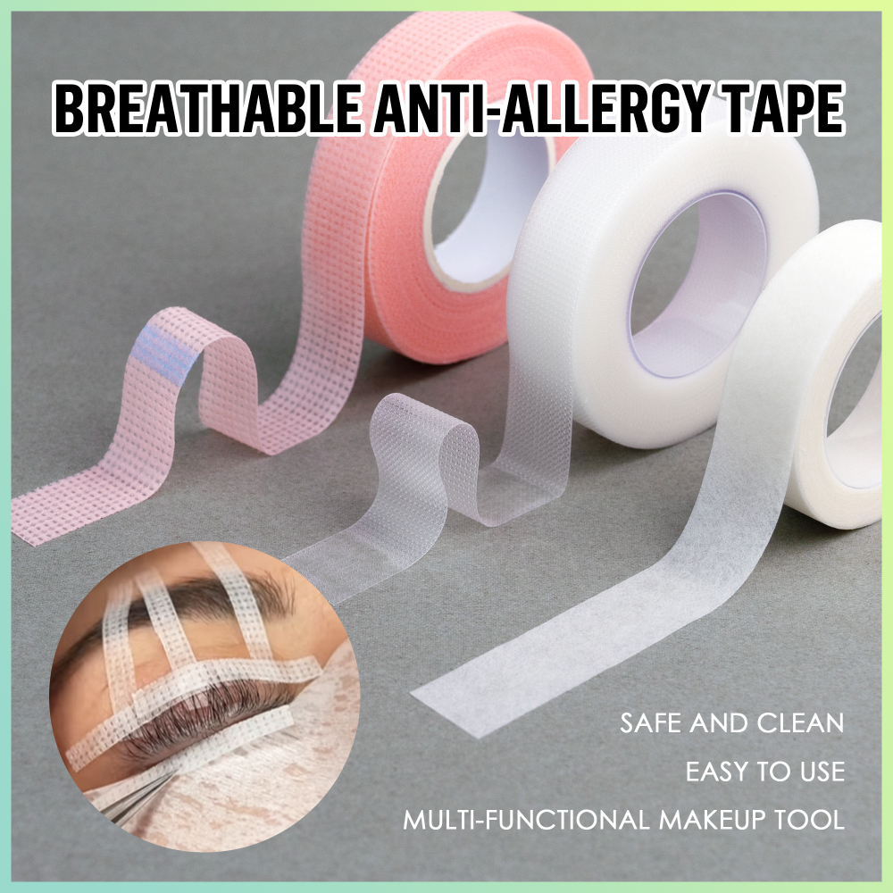 Seedew เทปต่อขนตาไม่ทอ/PE ระบายอากาศได้ง่ายต่อการฉีกขาดเครื่องมือแต่งหน้า