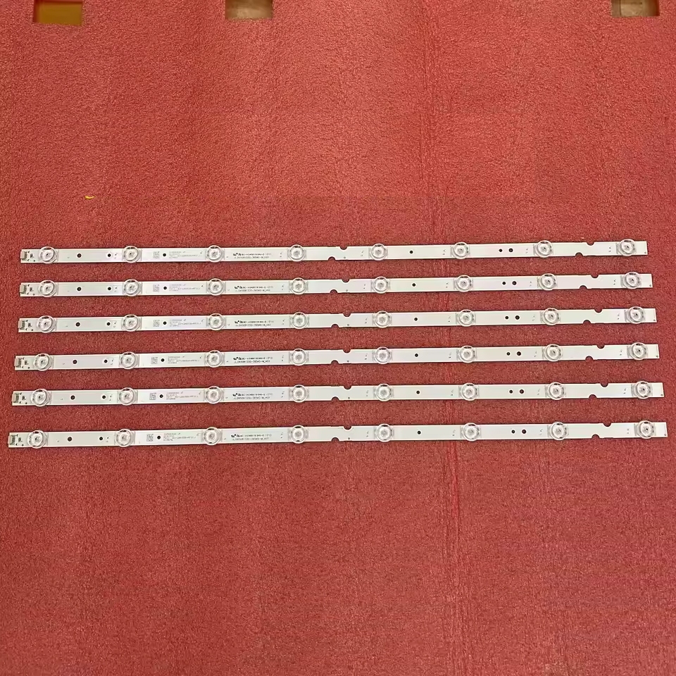 6pcs Backlight ชุดสําหรับ TCL 65 นิ้ว LED65P8US 65S421 65S423 65S425 ยี่ห้อใหม่ Plug and Play