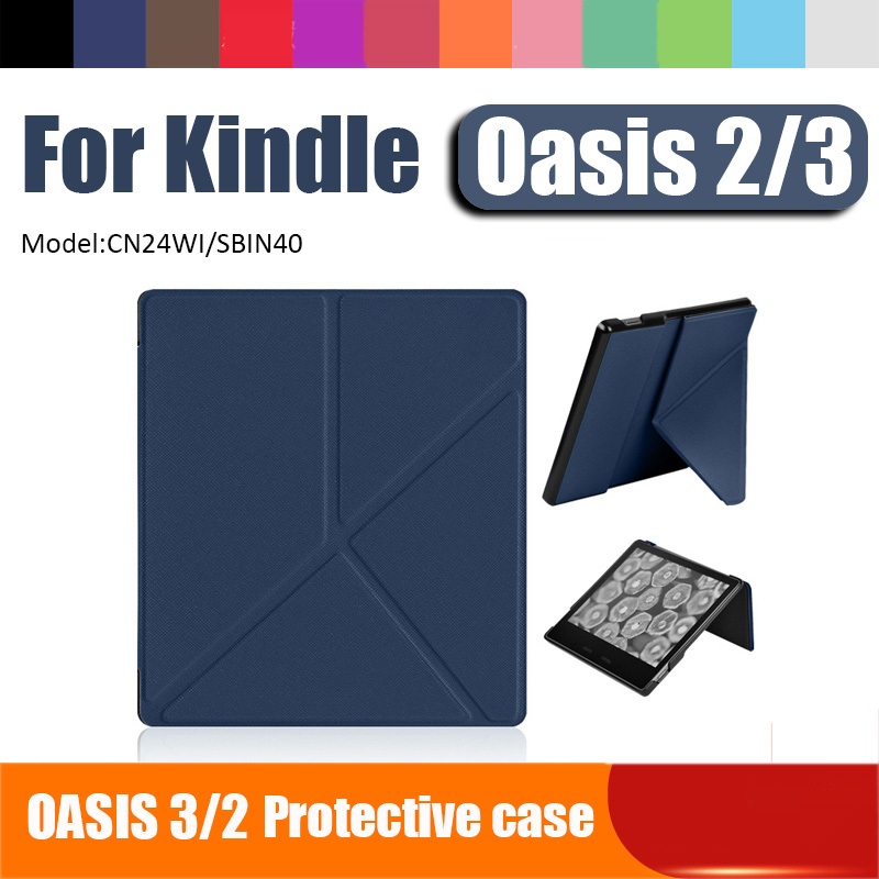 สําหรับ Kindle Oasis 3/2 7.0 นิ้ว E-Book พับ CN24W1 SBIN40 Convertible Stand Flip Auto Sleep/Wake Up