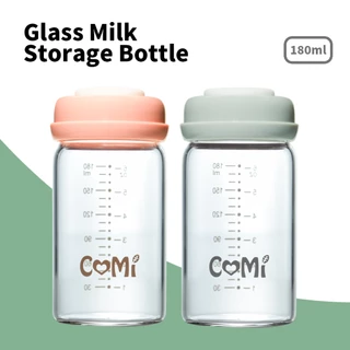 COMI ขวดแก้วเก็บน้ํานมเด็ก 180ml 240ml - ปลอดภัยและเชื่อถือได้สําหรับการเก็บรักษานมแม่