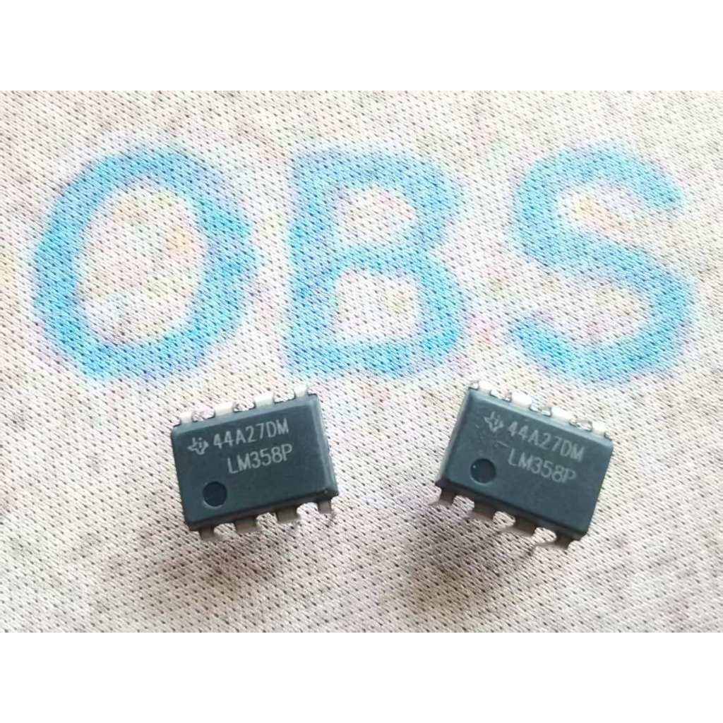 ((10 ชิ้น) LM358 LM358P LM358DR LM358DT 358 Dual Channel Operation Amplifier Chip DIP-8 SOP-8