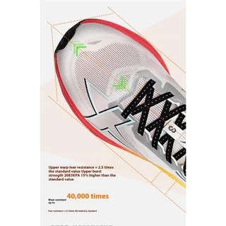 XTEP 2000KM 3.0 สีใหม่ผู้ชายรองเท้าวิ่ง Rebound สนับสนุน Professional Cushioning Shock Absorption รองเท้าผ้าใบ