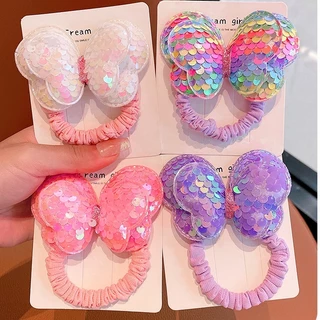 1PC เชือกผมเด็ก ที่คาดผมสูงแฟชั่นเกาหลี น่ารัก ความงาม การออกแบบโบว์ สีสันสดใส 【จัดส่งจากประเทศไทย】