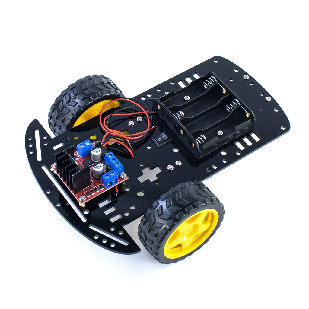 Lafvin 2WD Robot Car Chassis Kit พร้อม L298N สําหรับ Arduino DIY