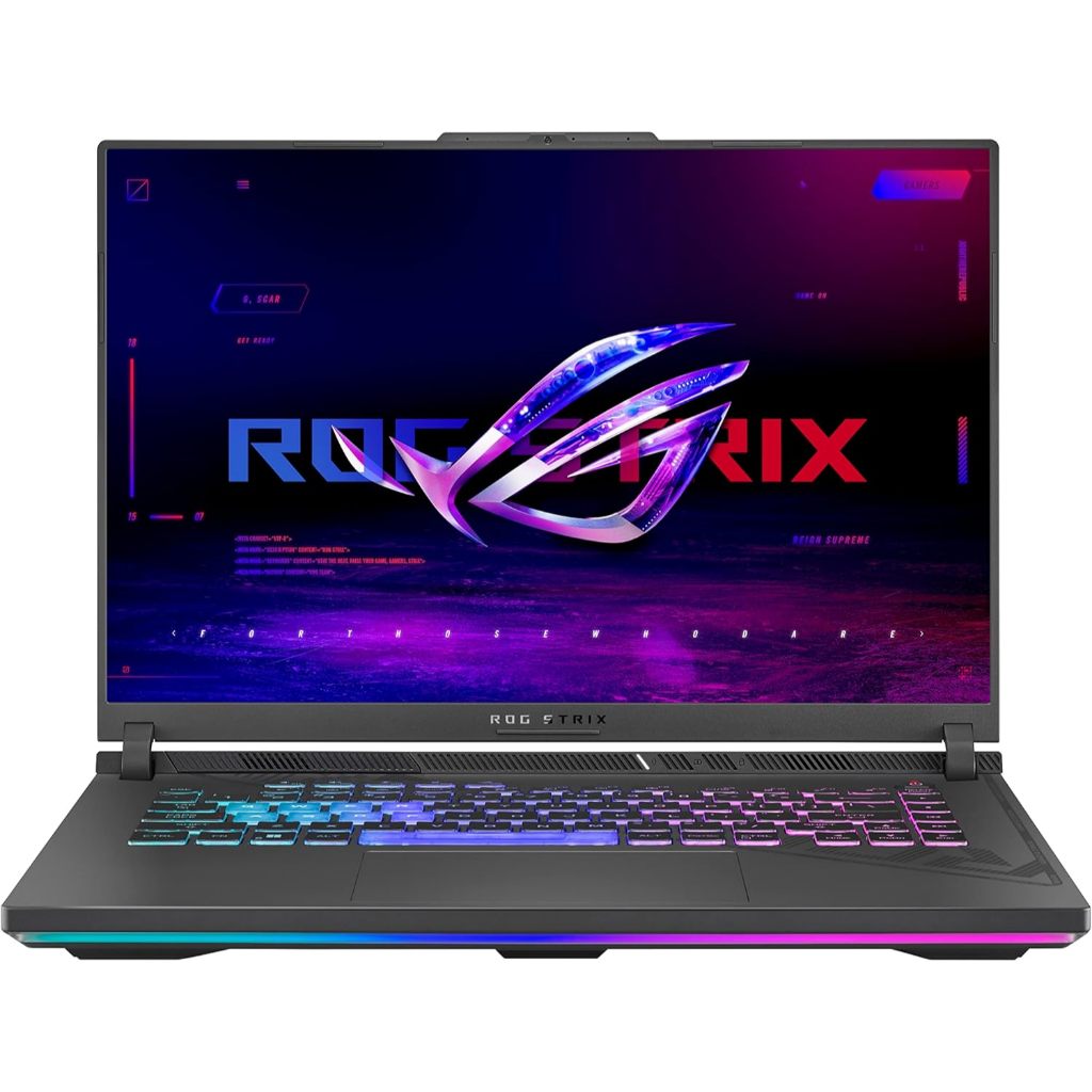 แล็ปท็อปเกม Asus ROG Strix G16, จอแสดงผล 165Hz, NVIDIA® GeForce RTX™ 4060, Intel Corey i7-13650HX, 1