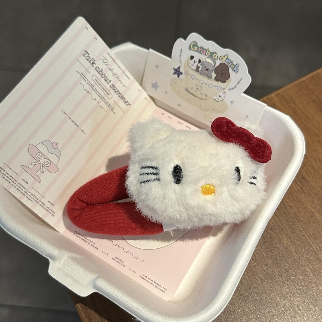 ในไทย💖กิ๊บติดผมปการ์ตูนคิตตี้น่ารักสีแดงขนาดเล็กเครื่องประดับผมและนักเรียน2024ใหม่coolcolor.th - รูปที่ 2