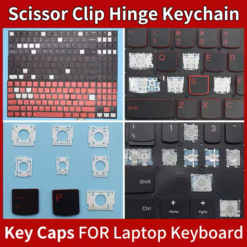 เปลี่ยน Keycap Key cap & Scissor Clip & Hinge สําหรับ Lenovo Legion Y530-15ICH Y7000P-1060 Y540-15IR