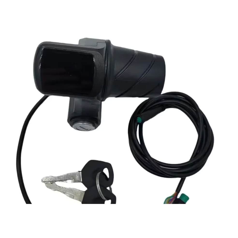 Original ล็อคและคันเร่งสําหรับ Xiaomi Baicycle Xiaobai S1 12 นิ้วพับจักรยานไฟฟ้าจอแสดงผลดิจิตอลแทนที