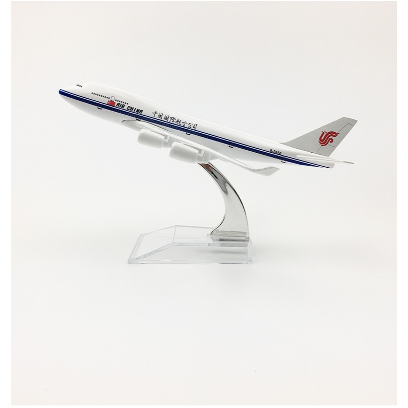 Yalinda Air Limited Plane Model Boeing 747 16 ซม.ชุดเครื่องบินเด็กของเล่นวันเกิดเครื่องบินรุ่น