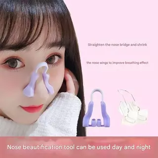 Nose Up Shaping Shaper ซิลิโคนนุ่มจมูก Shaper ยกคลิปสะพานจมูก Shaping Corrector จมูก Up เครื่องมือความงามอุปกรณ์กระชับสัดส่วนสําหรับกว้าง Crooked Lifter Facial Clipper แก้ไข