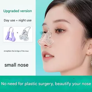 Nose Up Shaping Shaper ซิลิโคนนุ่มจมูก Shaper ยกคลิปสะพานจมูก Shaping Corrector จมูก Up เครื่องมือความงามอุปกรณ์กระชับสัดส่วนสําหรับกว้าง Crooked Lifter Facial Clipper แก้ไข
